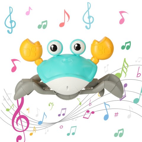 Krab pełzający interaktywny z dźwiękiem zielony Kik Sp. z o. o. Sp. k. Krab pełzający interaktywny z dźwiękiem zielony Kik Sp. z o. o. Sp. k.