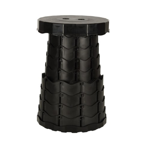 Krzesło składane taboret teleskopowy turystyczny przenośny czarny 200kg Kik Sp. z o. o. Sp. k. Krzesło składane taboret teleskopowy turystyczny przenośny czarny 200kg Kik Sp. z o. o. Sp. k.