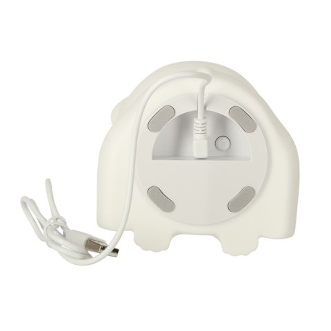 Lampka nocna dla dzieci silikonowa dotykowa miękka 8 LED USB RGB biała piesek Kik Sp. z o. o. Sp. k.