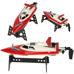 Łódź zdalnie sterowana na pilota RC FT008 czerwona Kik Sp. z o. o. Sp. k.