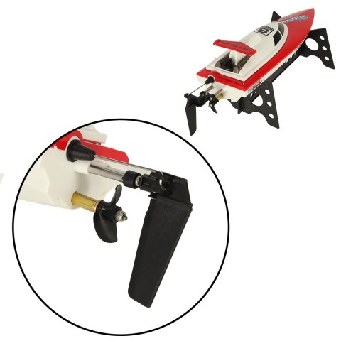 Łódź zdalnie sterowana na pilota RC FT008 czerwona Kik Sp. z o. o. Sp. k.