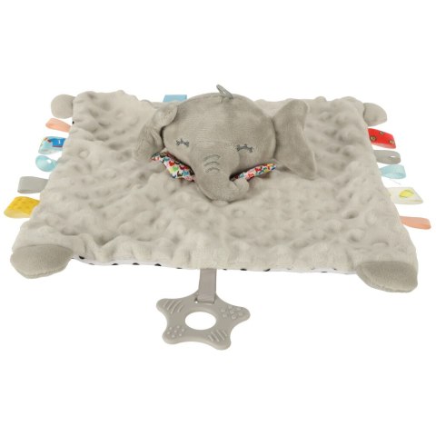 Maskotka sensoryczna szeleszcząca metki słonik Kik Sp. z o. o. Sp. k.