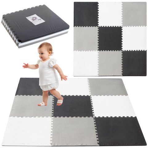 Mata edukacyjna piankowa puzzle szara 180 x 180 cm 9 elementów Kik Sp. z o. o. Sp. k. Mata edukacyjna piankowa puzzle szara 180 x 180 cm 9 elementów Kik Sp. z o. o. Sp. k.