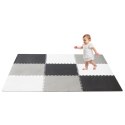 Mata edukacyjna piankowa puzzle szara 180 x 180 cm 9 elementów Kik Sp. z o. o. Sp. k.