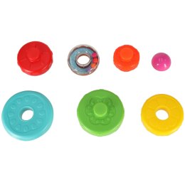 Piramida wieża edukacyjna z kółek układanka sensoryczna kolorowa Montessori Kik Sp. z o. o. Sp. k.