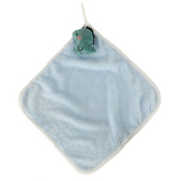 Ręcznik ręczniczek do rąk dla dzieci do przedszkola 30x30cm niebieski dinozaur Kik Sp. z o. o. Sp. k.