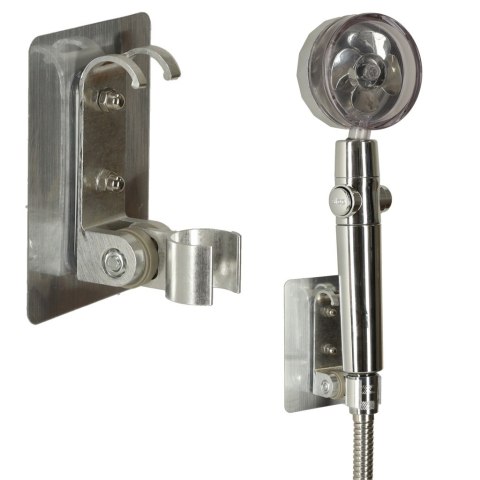 Słuchawka prysznicowa z turbiną + wąż srebrna zestaw Kik Sp. z o. o. Sp. k.