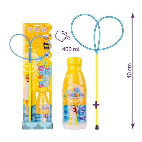 TUBAN Obręcz pro motylek bańki mydlane + płyn 400ml Tuban Trade Sp. z o. o. TUBAN Obręcz pro motylek bańki mydlane + płyn 400ml Tuban Trade Sp. z o. o.