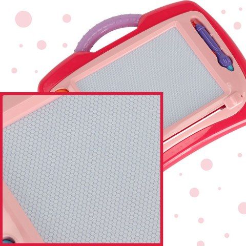 Tablica magnetyczna tablet do rysowania znikopis stempelki różowy XL Kik Sp. z o. o. Sp. k.
