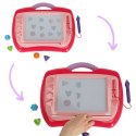 Tablica magnetyczna tablet do rysowania znikopis stempelki różowy XL Kik Sp. z o. o. Sp. k.