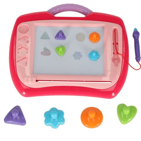Tablica magnetyczna tablet do rysowania znikopis stempelki różowy XL Kik Sp. z o. o. Sp. k.