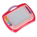 Tablica magnetyczna tablet do rysowania znikopis stempelki różowy XL Kik Sp. z o. o. Sp. k.