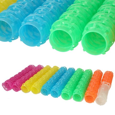 Tor samochodowy elastyczny rurkowy długi szybkie auto samochód 210 elementów Kik Sp. z o. o. Sp. k.