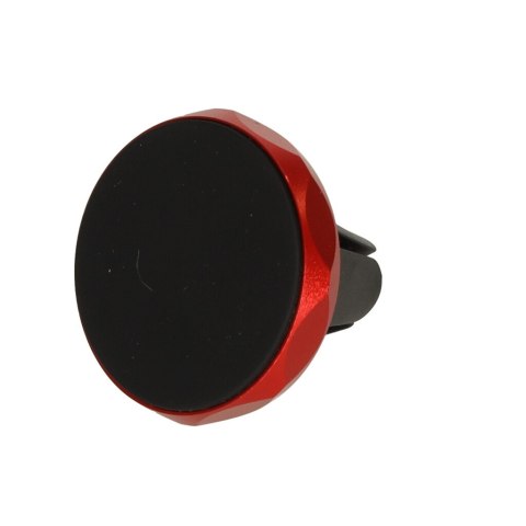 Uchwyt magnetyczny do telefonu holder samochodowy na kratkę wywiew czerwony Kik Sp. z o. o. Sp. k. Uchwyt magnetyczny do telefonu holder samochodowy na kratkę wywiew czerwony Kik Sp. z o. o. Sp. k.