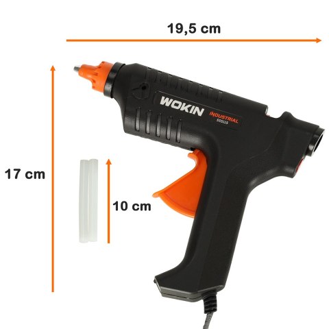 WOKIN Pistolet do kleju klejenia na gorąco 15W + wkłady 11,2mm Kik Sp. z o. o. Sp. k.