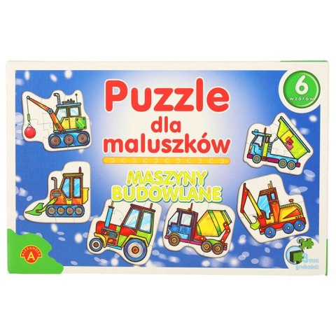 ALEXANDER Puzzle dla maluszków - maszyny budowlane 2+ Alexander ALEXANDER Puzzle dla maluszków - maszyny budowlane 2+ Alexander