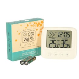 Higrometr zegar termometr pokojowy wilgotnościomierz LCD Kik Sp. z o. o. Sp. k.