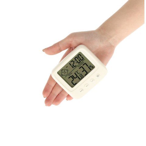 Higrometr zegar termometr pokojowy wilgotnościomierz LCD Kik Sp. z o. o. Sp. k. Higrometr zegar termometr pokojowy wilgotnościomierz LCD Kik Sp. z o. o. Sp. k.