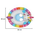 Kółko do pływania dla niemowląt koło pontonik dla dzieci dmuchany z siedziskiem jednorożec max 23kg 3-4lata INTEX 59570 Kik Sp. z o. o. Sp. k.