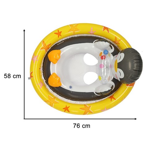 Kółko do pływania dla niemowląt koło pontonik dla dzieci dmuchany z siedziskiem pingwin max 23kg 3-4lata INTEX 59570 Kik Sp. z o. o. Sp. k. Kółko do pływania dla niemowląt koło pontonik dla dzieci dmuchany z siedziskiem pingwin max 23kg 3-4lata INTEX 59570 Kik Sp. z o. o. Sp. k.