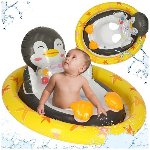 Kółko do pływania dla niemowląt koło pontonik dla dzieci dmuchany z siedziskiem pingwin max 23kg 3-4lata INTEX 59570 Kik Sp. z o. o. Sp. k. Kółko do pływania dla niemowląt koło pontonik dla dzieci dmuchany z siedziskiem pingwin max 23kg 3-4lata INTEX 59570 Kik Sp. z o. o. Sp. k.