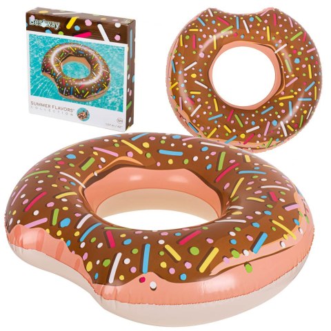 Kółko do pływania koło dmuchane BESTWAY 36188 donut brązowe 107cm Kik Sp. z o. o. Sp. k. Kółko do pływania koło dmuchane BESTWAY 36188 donut brązowe 107cm Kik Sp. z o. o. Sp. k.