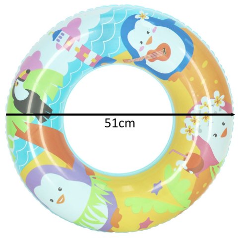 Kółko do pływania koło dmuchane pingwinek 51cm BESTWAY 36113 Kik Sp. z o. o. Sp. k. Kółko do pływania koło dmuchane pingwinek 51cm BESTWAY 36113 Kik Sp. z o. o. Sp. k.