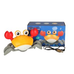 Krab uciekający pełzający czujnik interaktywna akumulator USB czerwony Kik Sp. z o. o. Sp. k.
