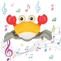 Krab uciekający pełzający czujnik interaktywna akumulator USB czerwony Kik Sp. z o. o. Sp. k.