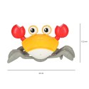Krab uciekający pełzający czujnik interaktywna akumulator USB czerwony Kik Sp. z o. o. Sp. k.