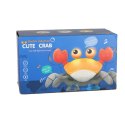 Krab uciekający pełzający czujnik interaktywna akumulator USB czerwony Kik Sp. z o. o. Sp. k.