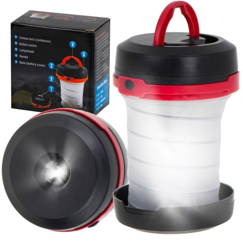 Lampa kempingowa turystyczna biwakowa latarka na baterie 2w1 3tryby LED Kik Sp. z o. o. Sp. k. Lampa kempingowa turystyczna biwakowa latarka na baterie 2w1 3tryby LED Kik Sp. z o. o. Sp. k.