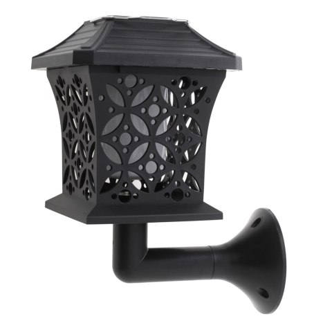 Lampa solarna ogrodowa ażurowa latarenka wisząca wbijana lampion 12 LED Kik Sp. z o. o. Sp. k.