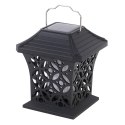 Lampa solarna ogrodowa ażurowa latarenka wisząca wbijana lampion 12 LED Kik Sp. z o. o. Sp. k.
