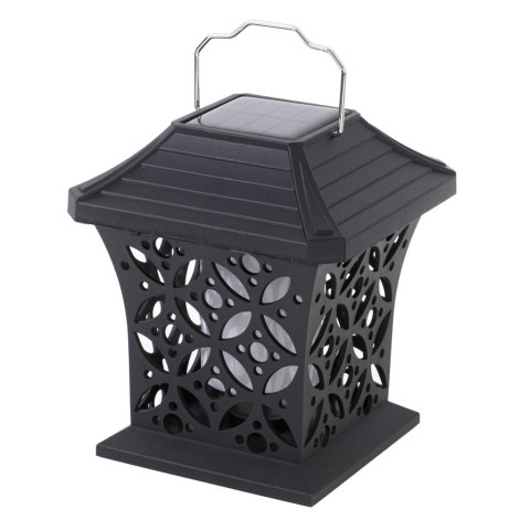 Lampa solarna ogrodowa ażurowa latarenka wisząca wbijana lampion 12 LED Kik Sp. z o. o. Sp. k.