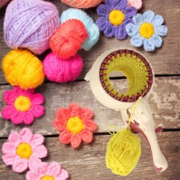 Maszyna do tkania robienia na drutach zestaw nici + akcesoria Kik Sp. z o. o. Sp. k.