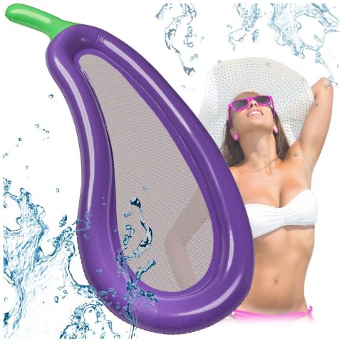 Materac dmuchany siateczkowy bakłażan 240cm Kik Sp. z o. o. Sp. k.