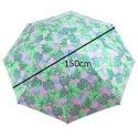 Parasol ogrodowy plażowy regulowany łamany 150cm liście UV Kik Sp. z o. o. Sp. k.