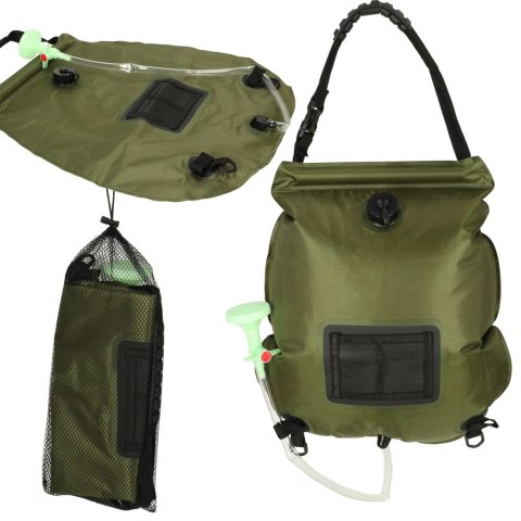 Prysznic turystyczny solarny polowy kempingowy 20L XXL z termometrem Kik Sp. z o. o. Sp. k.