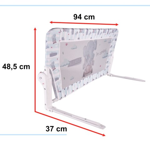 Barierka osłona ochronna do łóżka otwierana 90cm słonik Kik Sp. z o. o. Sp. k. Barierka osłona ochronna do łóżka otwierana 90cm słonik Kik Sp. z o. o. Sp. k.