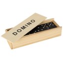 Domino drewniane klocki gra rodzinna + pudełko Kik Sp. z o. o. Sp. k.