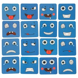 Gra edukacyjne wyzwania nauka emocji klocki drewniane Kik Sp. z o. o. Sp. k.