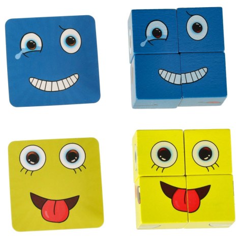 Gra edukacyjne wyzwania nauka emocji klocki drewniane Kik Sp. z o. o. Sp. k. Gra edukacyjne wyzwania nauka emocji klocki drewniane Kik Sp. z o. o. Sp. k.