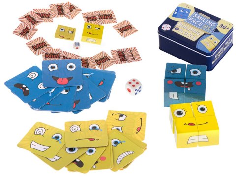 Gra edukacyjne wyzwania nauka emocji klocki drewniane Kik Sp. z o. o. Sp. k. Gra edukacyjne wyzwania nauka emocji klocki drewniane Kik Sp. z o. o. Sp. k.