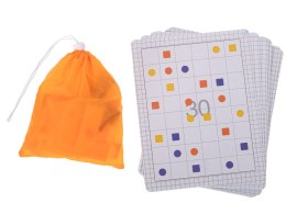 Gra logiczna układanka klocki tetris łamigłówka+ karty 42el. Kik Sp. z o. o. Sp. k.