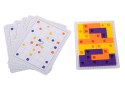 Gra logiczna układanka klocki tetris łamigłówka+ karty 42el. Kik Sp. z o. o. Sp. k.
