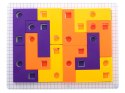 Gra logiczna układanka klocki tetris łamigłówka+ karty 42el. Kik Sp. z o. o. Sp. k.