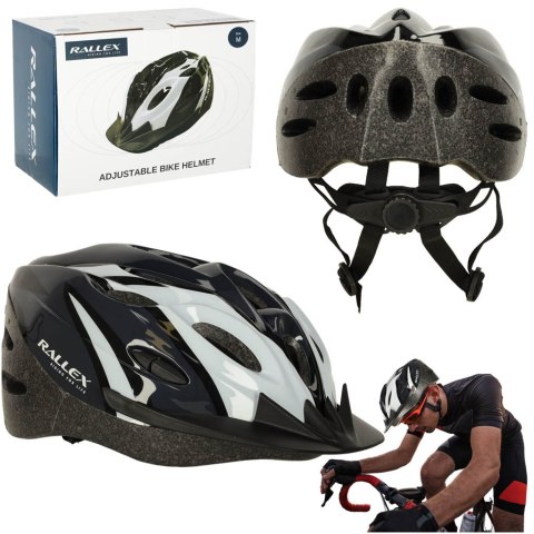 Kask rowerowy RALLEX otwory wentylacyjne regulowany damski męski uniwersalny młodzieżowy regulowany 54-58 cm Kik Sp. z o. o. Sp. k. Kask rowerowy RALLEX otwory wentylacyjne regulowany damski męski uniwersalny młodzieżowy regulowany 54-58 cm Kik Sp. z o. o. Sp. k.