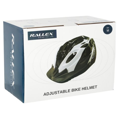 Kask rowerowy RALLEX otwory wentylacyjne regulowany damski męski uniwersalny młodzieżowy regulowany 54-58 cm Kik Sp. z o. o. Sp. k. Kask rowerowy RALLEX otwory wentylacyjne regulowany damski męski uniwersalny młodzieżowy regulowany 54-58 cm Kik Sp. z o. o. Sp. k.