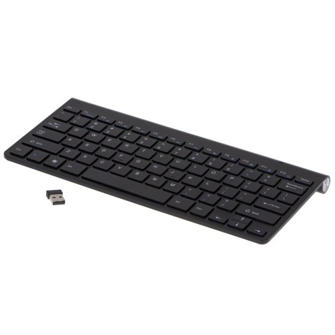 Klawiatura bezprzewodowa bluetooth Smart TV czarna Kik Sp. z o. o. Sp. k. Klawiatura bezprzewodowa bluetooth Smart TV czarna Kik Sp. z o. o. Sp. k.